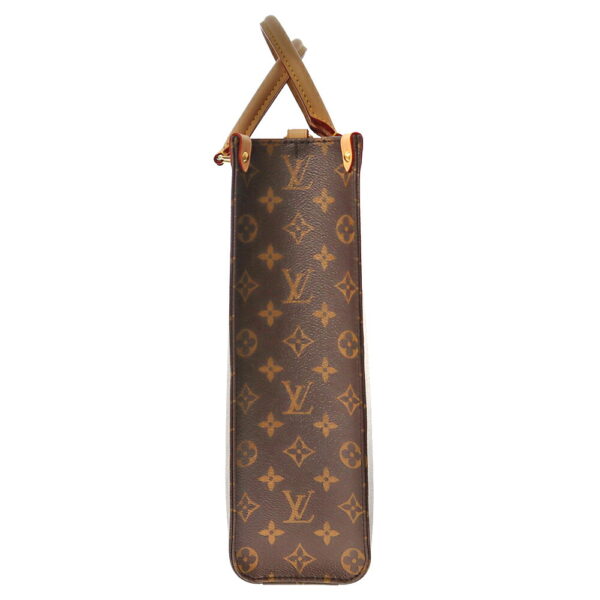 22 1134 3 Louis Vuitton Sac Plat PM Handbag Monogram Canvas Brown