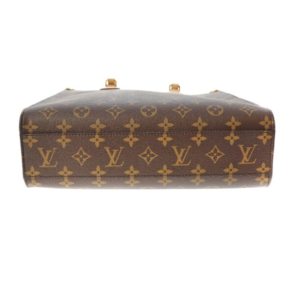 22 1134 4 Louis Vuitton Sac Plat PM Handbag Monogram Canvas Brown