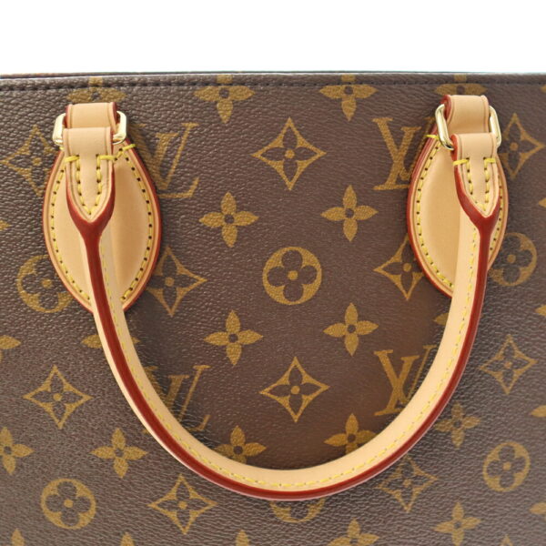 22 1134 7 Louis Vuitton Sac Plat PM Handbag Monogram Canvas Brown