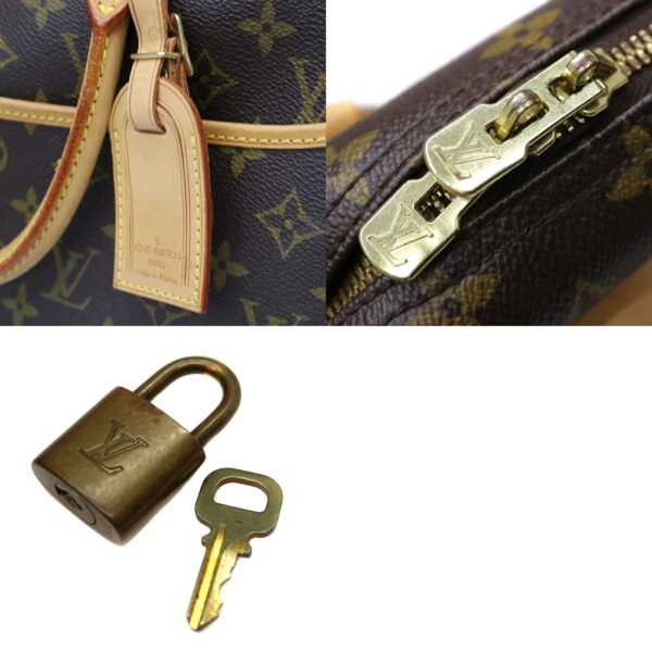 22 1356 10 Louis Vuitton Bowling Vanity Handbag Monogram