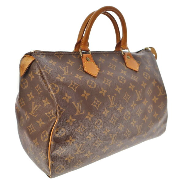 22 1428 1 Louis Vuitton Speedy 35 Handbag Monogram Canvas Brown