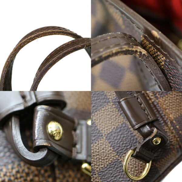 22 1718 10 Louis Vuitton Neverfull MM Tote Bag Damier Brown