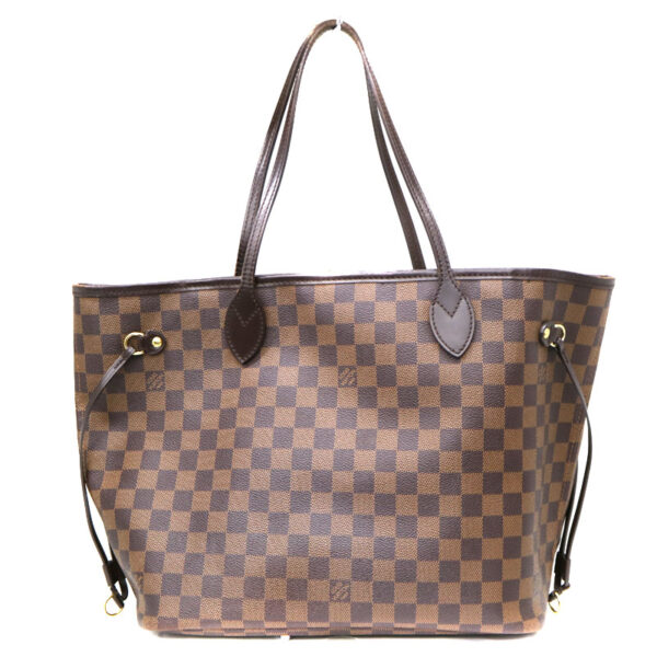 22 1718 3 Louis Vuitton Neverfull MM Tote Bag Damier Brown