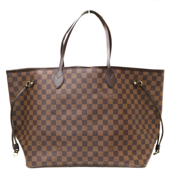 22 1738 2 Louis Vuitton Neverfull GM Tote Bag Damier Brown