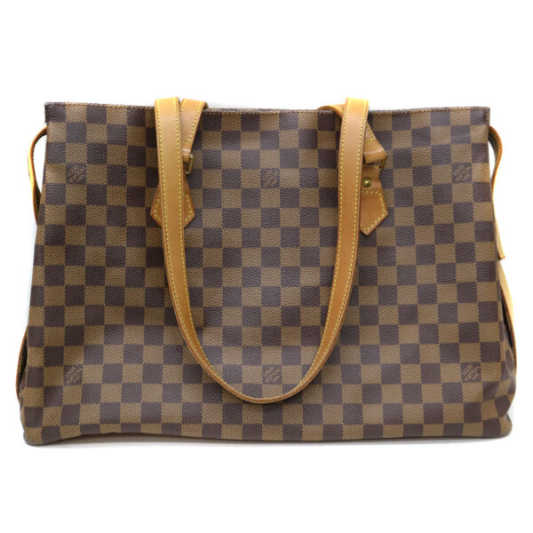 22 1997 1 Louis Vuitton Colombine Tote Bag Damier Canvas Ebene Brown