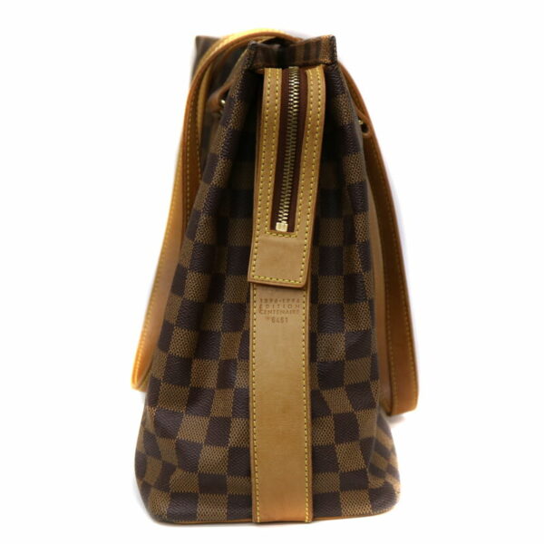 22 1997 3 Louis Vuitton Colombine Tote Bag Damier Canvas Ebene Brown