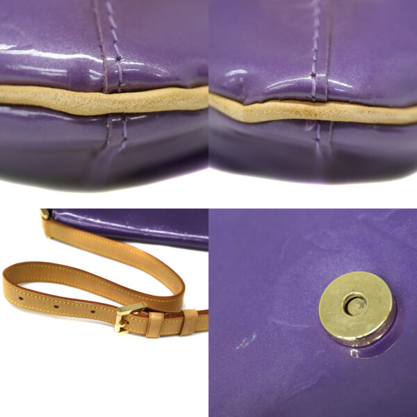 22 1998 6 Louis Vuitton Thompson Street Shoulder Bag Monogram Vernis Patent Leather Purple