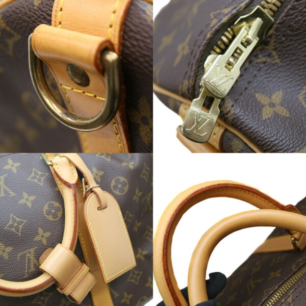 22 2070 6 Louis Vuitton Keepall Bandouliere 55 Bag Monogram Brown