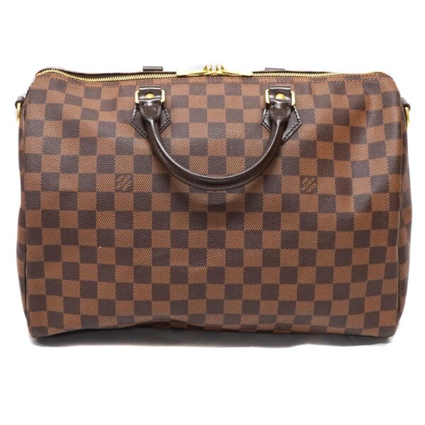 22 2096 2 Louis Vuitton Pedie Bandouliere 35 Damier Ebene Handbag Brown