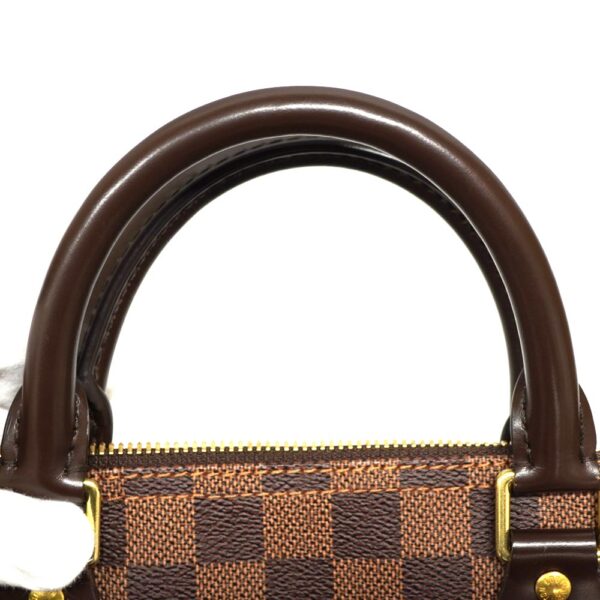 22 2096 9 Louis Vuitton Pedie Bandouliere 35 Damier Ebene Handbag Brown