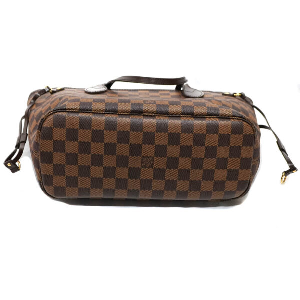 22 2203 5 Louis Vuitton Neverfull PM Tote Bag Damier Ebene Brown