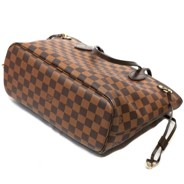 22 2203 6 Louis Vuitton Neverfull PM Tote Bag Damier Ebene Brown