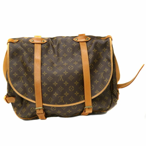 22 2431 3 Louis Vuitton Saumur 43 Shoulder Bag Monogram Canvas Brown