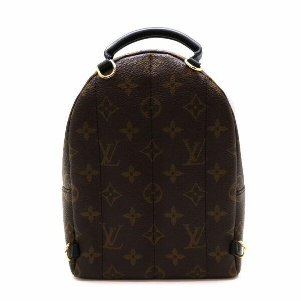 22 2929 2 Louis Vuitton Palm Springs Backpack Monogram Black Brown