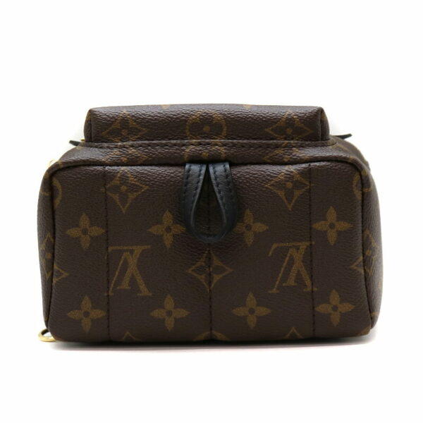 22 2929 5 Louis Vuitton Palm Springs Backpack Monogram Black Brown