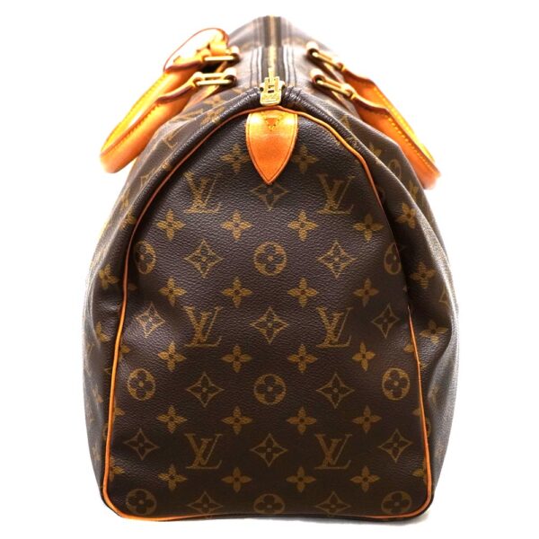 22 2990 3 Louis Vuitton Keepall 50 Monogram Canvas Bag Brown