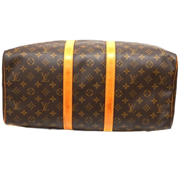 22 2990 5 Louis Vuitton Keepall 50 Monogram Canvas Bag Brown