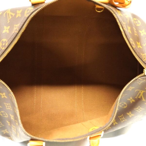 22 2990 8 Louis Vuitton Keepall 50 Monogram Canvas Bag Brown