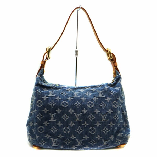 22 3056 2 Louis Vuitton Baggy PM Handbag Denim Blue