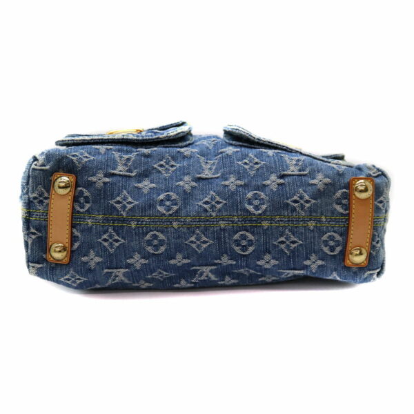 22 3056 5 Louis Vuitton Baggy PM Handbag Denim Blue