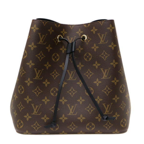 22 3071 1 Louis Vuitton Neonoe Shoulder Bag Monogram Brown Black