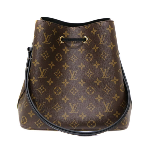 22 3071 2 Louis Vuitton Neonoe Shoulder Bag Monogram Brown Black