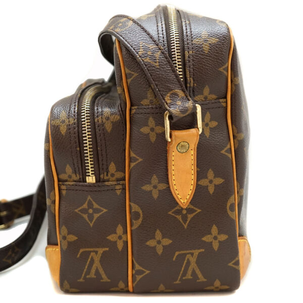 22 315 2 Louis Vuitton Nile Monogram Canvas Shoulder Bag Brown