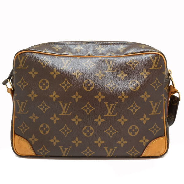 22 315 3 Louis Vuitton Nile Monogram Canvas Shoulder Bag Brown