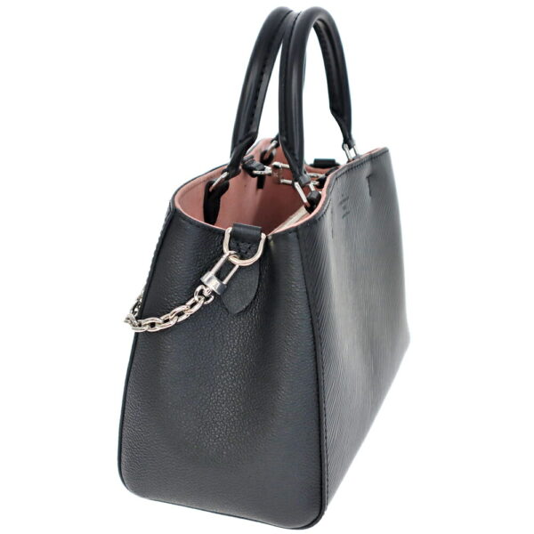 22 3150 3 Louis Vuitton Marelle Tote BB 2WAY Bag Epi Leather Black