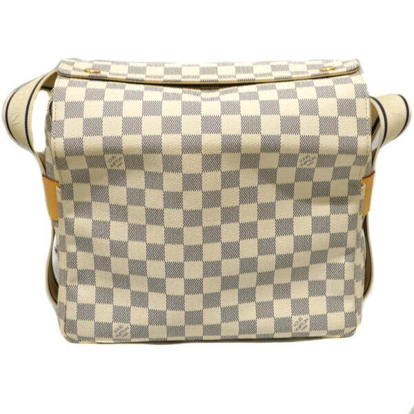 22 3182 1 Louis Vuitton Naviglio Damier Azur Canvas Shoulder Bag White