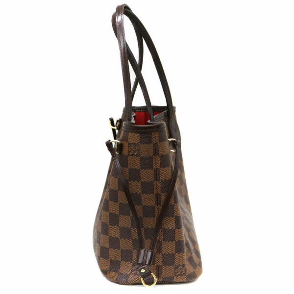 22 3201 4 Louis Vuitton Neverfull PM Tote Bag Damier Canvas Ebene Brown