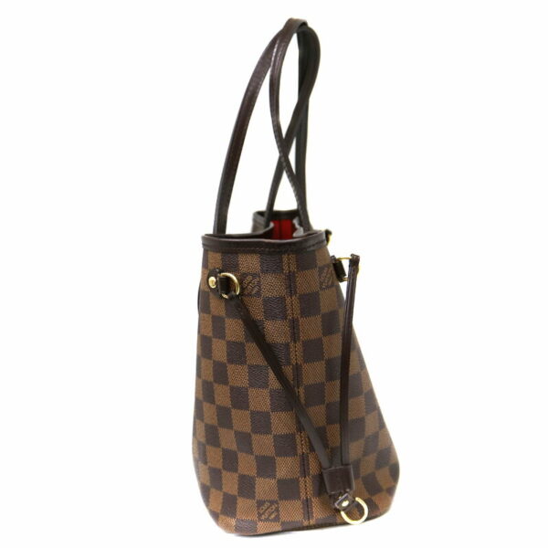 22 3201 5 Louis Vuitton Neverfull PM Tote Bag Damier Canvas Ebene Brown