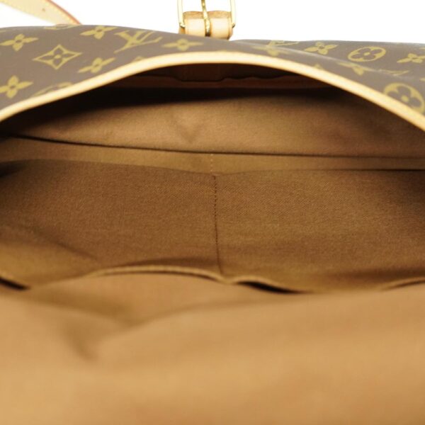 22 3202 7 Louis Vuitton Saumur 35 Monogram Canvas Shoulder Bag Brown