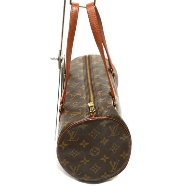 22 3207 3 Louis Vuitton Papillon 30 Monogram Canvas Tubular Bag Brown