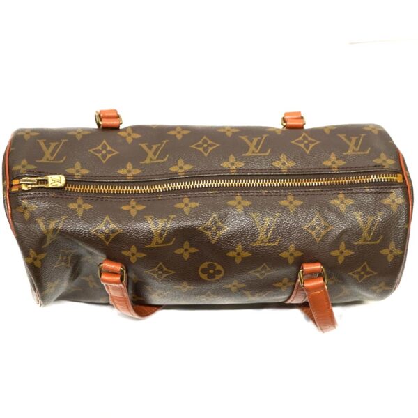 22 3207 5 Louis Vuitton Papillon 30 Monogram Canvas Tubular Bag Brown