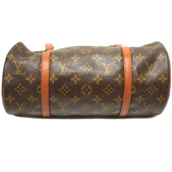 22 3207 6 Louis Vuitton Papillon 30 Monogram Canvas Tubular Bag Brown