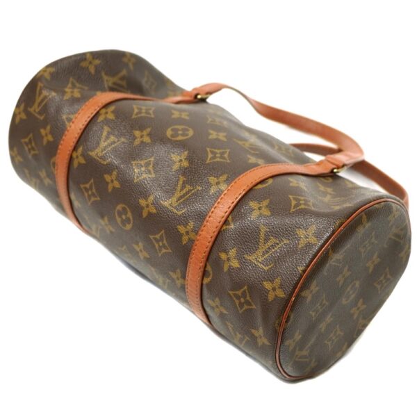 22 3207 7 Louis Vuitton Papillon 30 Monogram Canvas Tubular Bag Brown