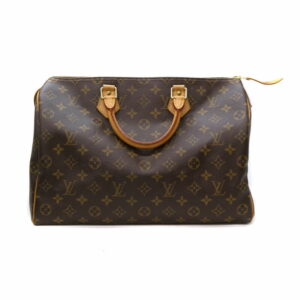 22 3220 1 Louis Vuitton Shoulder Bag Dauphine MM Brown PVC Coated Canvas