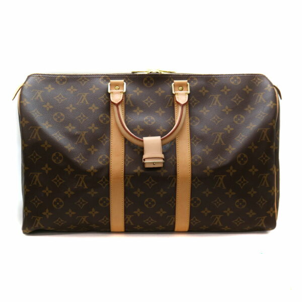 22 3222 2 Louis Vuitton Keepall 45 Bag Monogram Canvas Brown