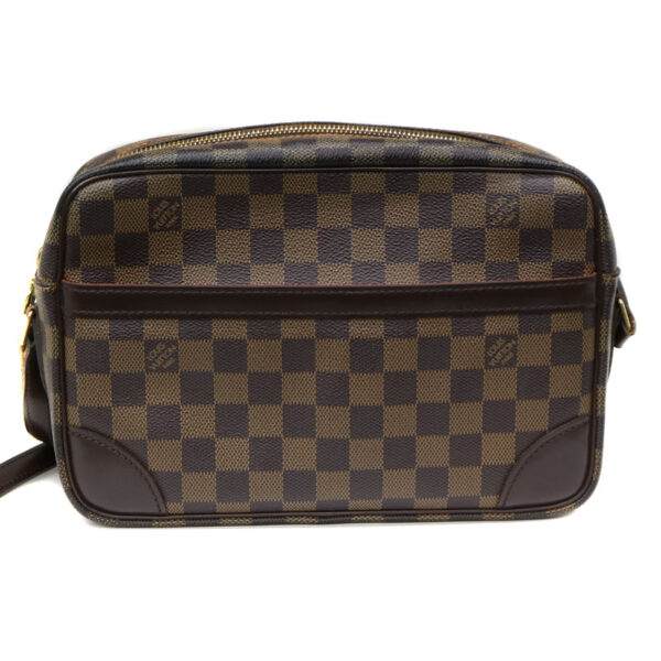 22 3302 1 Louis Vuitton Trocadero 27 Shoulder Bag Damier Canvas Ebene Brown