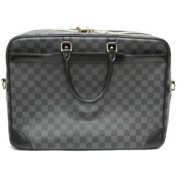 22 3302 1 Louis Vuitton Porte de Cumain Voyage Damier Graphite Business Bag