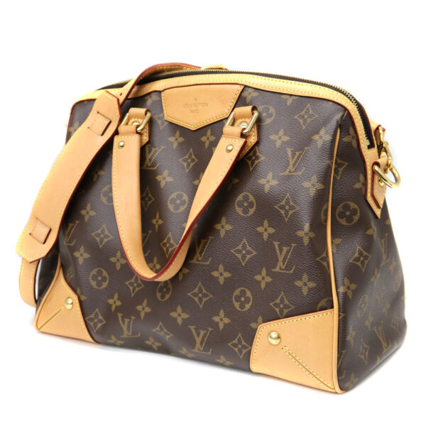 22 3414 1 Louis Vuitton Retiro Handbag Shoulder Bag Monogram Canvas Brown