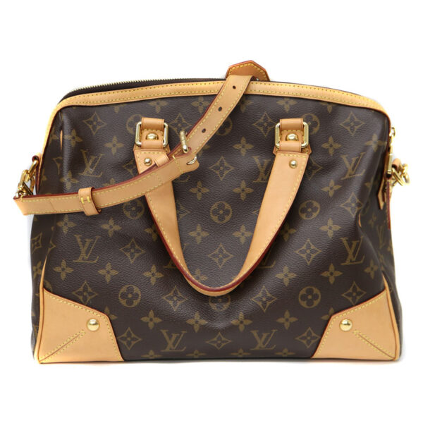 22 3414 3 Louis Vuitton Retiro Handbag Shoulder Bag Monogram Canvas Brown