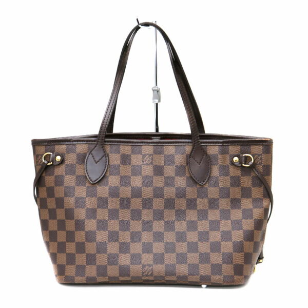 22 3415 3 Louis Vuitton Neverfull PM Tote Bag Canvas Brown