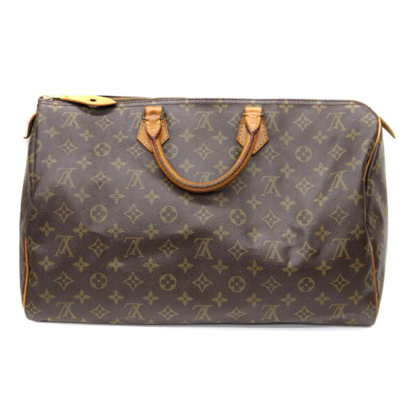 22 3430 2 ouis Vuitton Speedy 40 Handbag Canvas Brown