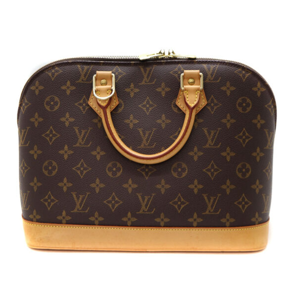 22 3513 2 Louis Vuitton Alma Handbag Monogram Canvas Brown