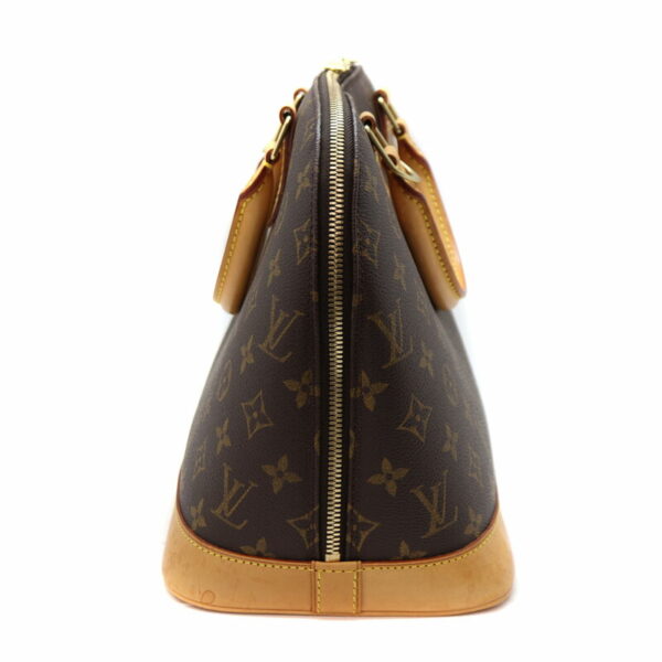 22 3513 3 Louis Vuitton Alma Handbag Monogram Canvas Brown