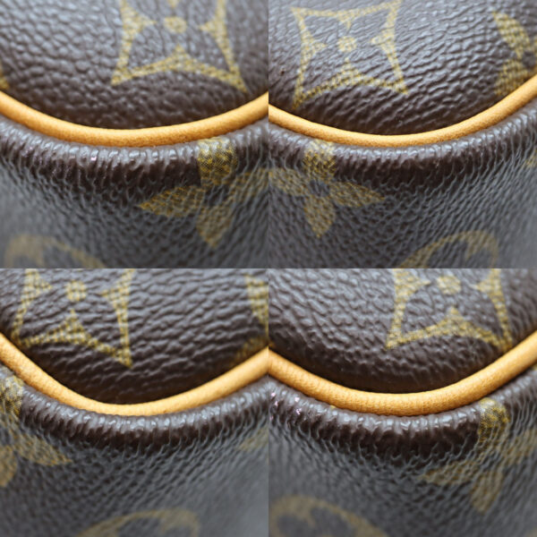 22 3514 6 Louis Vuitton Bowling Vanity Handbag Monogram Canvas Brown