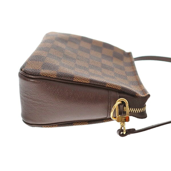 22 3537 3 Louis Vuitton Truth Pochette Pouch Damier Canvas Brown