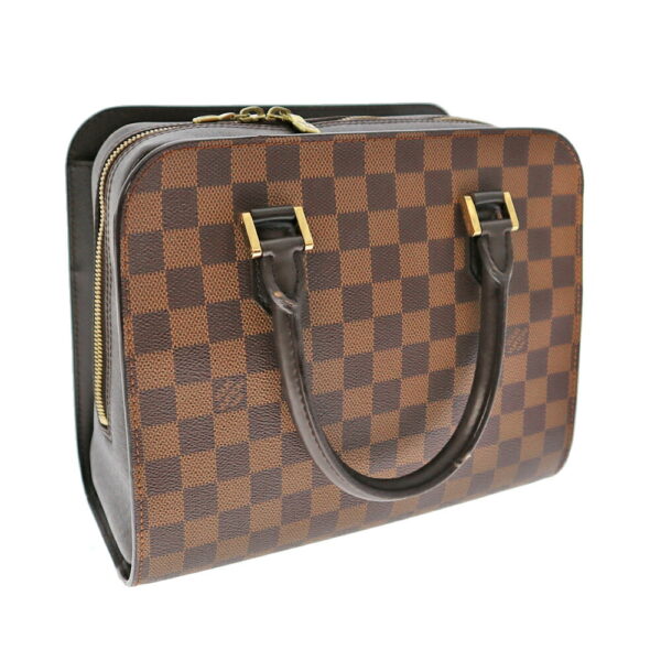 22 355 1 Louis Vuitton Triana Handbag Damier Canvas Brown